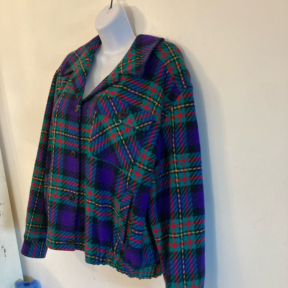 Vintage Pendleton knockabout 100 percent virgin wool plaid jacket - Picture 4 of 8